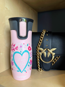 Contigo West Loop 2.0 - Kubek termiczny - 470ml - I love You - Różowy Mat