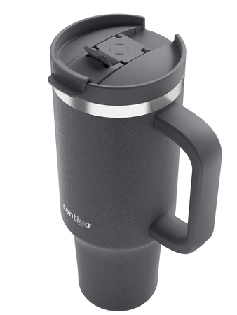 Contigo Streeterville Tumbler - Kubek termiczny ze słomką - 1200 ml - Darkstone