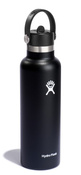 Hydro Flask Butelka 621ml Standard Mouth Flex Straw Cap Black