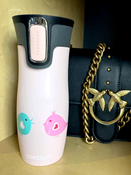 Contigo West Loop 2.0 - Kubek termiczny - 470ml - Ptaszkowe love - Różowy Mat