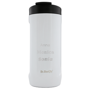 Kubek termiczny z grawerem Dr.Bacty Notus 360 ml - biały