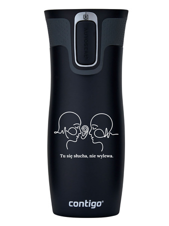 Contigo West Loop 2.0 - Kubek termiczny dla Psycholożki/Psychologa - 470 ml - czarny
