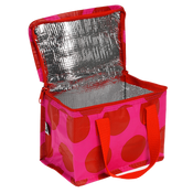 Rex London Torba termiczna na lunch Kropki czerwono-różowa