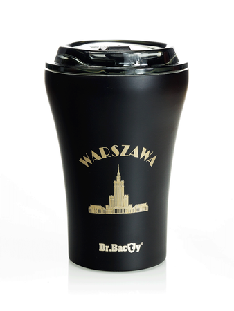 Dr.Bacty Apollo - Kubek termiczny do kawy z powłoką ceramiczną - 227 ml - czarny - Warszawa