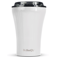 Dr.Bacty Apollo - Kubek termiczny do kawy - 227 ml - biały