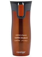 Contigo West Loop 2.0 - Kubek termiczny z grawerem - 470ml - Pomarańczowy