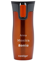 Kubek termiczny z grawerem Contigo West Loop 2.0 470 ml - Pomarańczowy