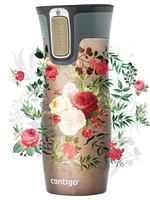 Contigo West Loop 2.0 - Kubek termiczny - 470 ml - Kwiaty - Latte