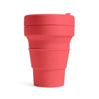 Stojo Pocket - Kubek - 355ml - Coral-s